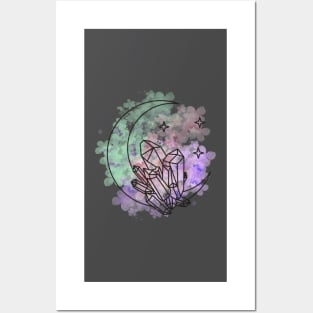 Lunar Crystals Posters and Art